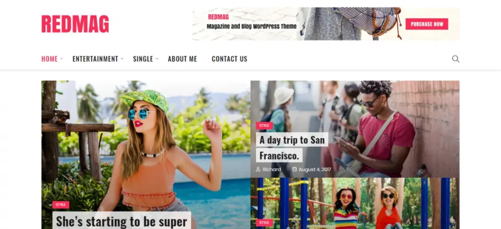 RedMag WordPress Theme - April Freebie